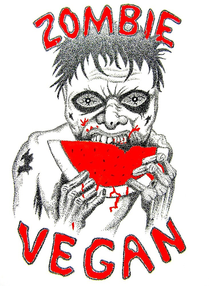 "Zombie Vegan" by Jo frederiks Redbubble