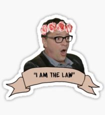 "I am the law" David Rosen Sticker