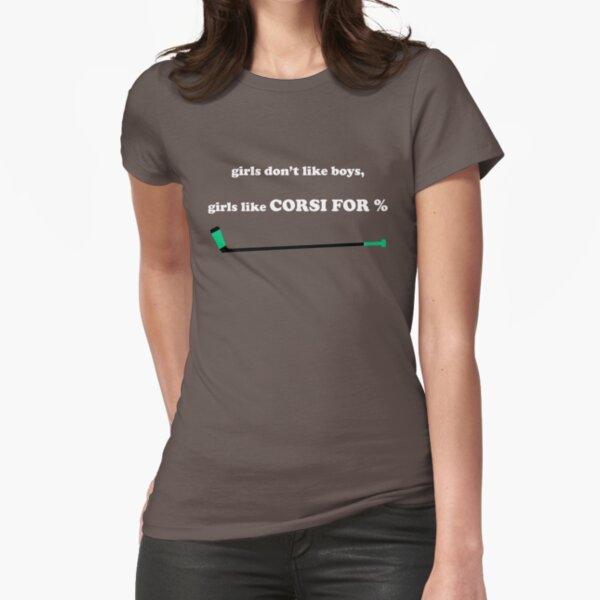 Girls Don't Like Boys Fitted T-Shirt