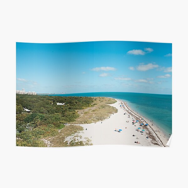 Cape Florida As Seen From Above Poster