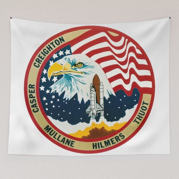 Item preview, NASA STS-36 Mission Patch designed and sold by awildanon.