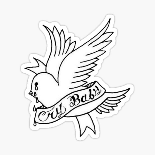 Crybaby Lil Peep Sticker