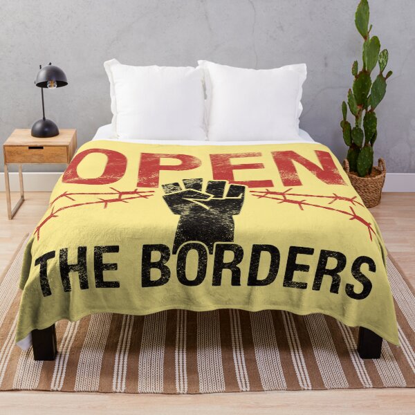 Item preview, Opens the borders - Refugees Welcome! designed and sold by RAWWR.