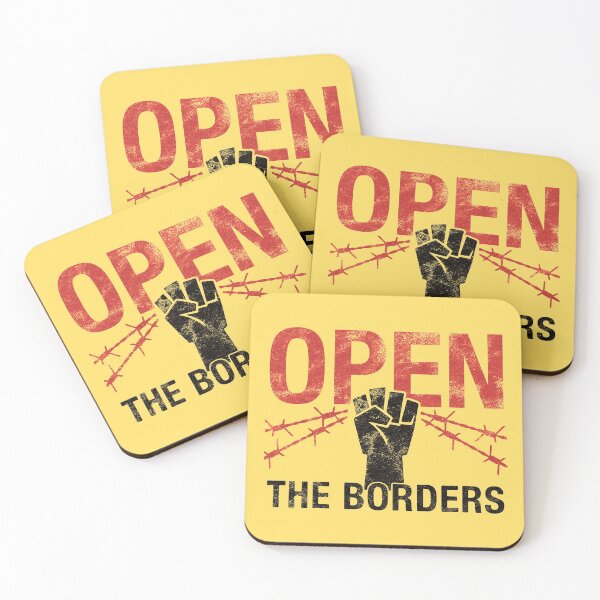 Item preview, Opens the borders - Refugees Welcome! designed and sold by RAWWR.