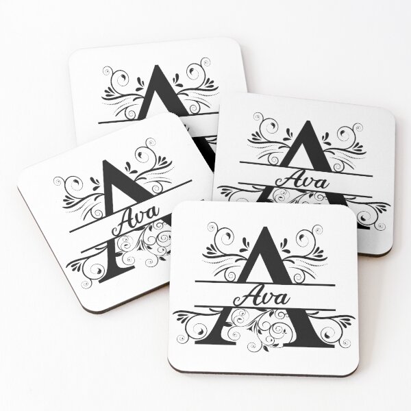 Item preview, Personalized Monogram A Name - Ava - Letter A designed and sold by MysticMagpie.