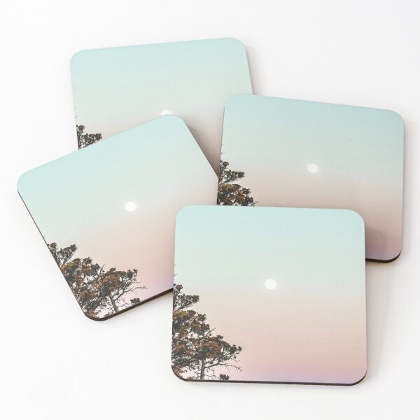 Item preview, Rainbow Color Sunset // Incredible Clear Sky Photograph Through the Forest Trees designed and sold by catbyrdcolorado.