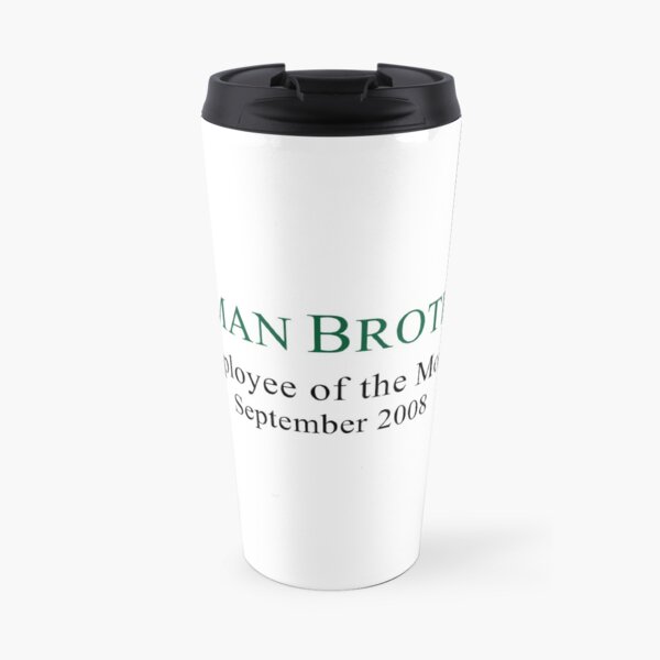 Lehman Brothers Political Humor Travel Coffee Mug