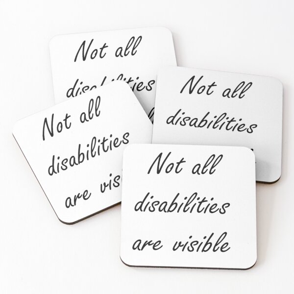 Item preview, Not All Disabilities are Visible designed and sold by Kate_Create.