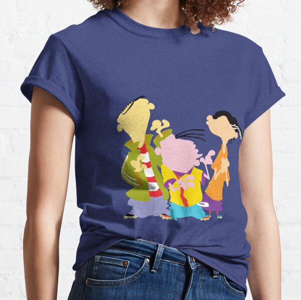 The Powerpuff Girls Junior's Rainbow Trio T-Shirt Blue