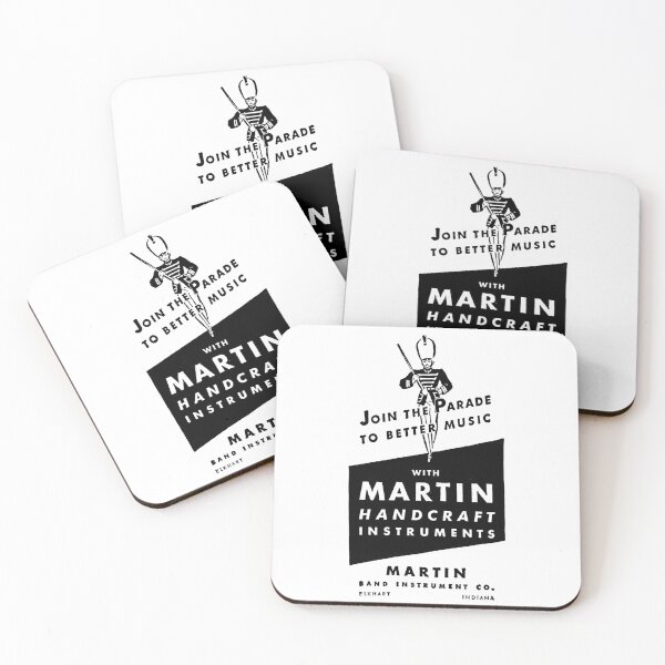 Item preview, Join the Parade to Better Music with Martin Handcrafted Instruments | Vintage Logo designed and sold by amwoodandco.