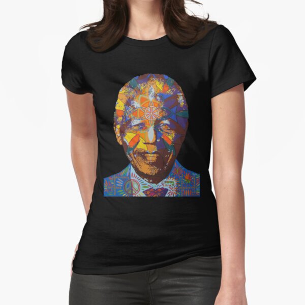 Mandela as Tshirt Tailliertes T-Shirt