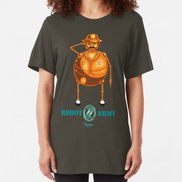 Tik-Tok: Robot Army of Oz T-Shirt by Kevenn T. Smith Slim Fit T-Shirt