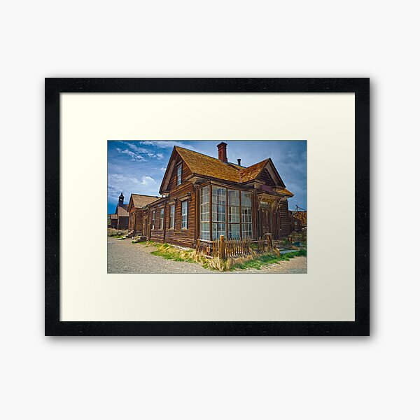 Bodie CA Our House In The Middle Of our Street Framed Art Print