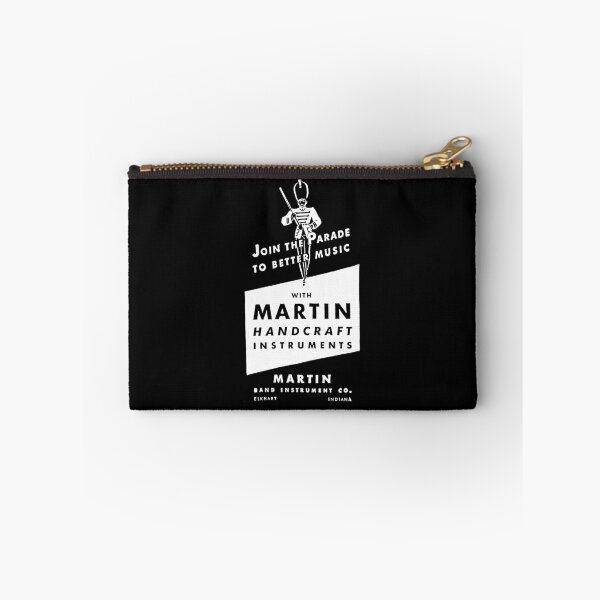 Item preview, Join the Parade to Better Music with Martin Handcraft Instruments (White Version) | Vintage Logo designed and sold by amwoodandco.
