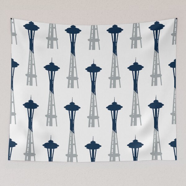Item preview, Copy of Space Needle Gray/Blue Slash designed and sold by samvschantz.