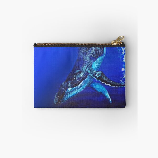 Item preview, Whale making a U-Turn in the deep blue sea designed and sold by WatersEdgeGal.