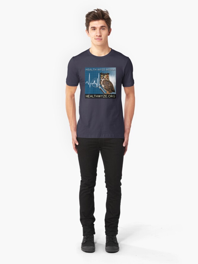 Alternate view of Health Wyze Media Slim Fit T-Shirt