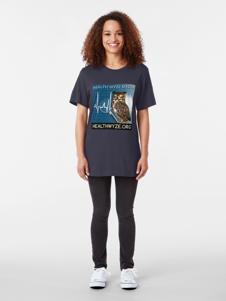 Alternate view of Health Wyze Media Slim Fit T-Shirt
