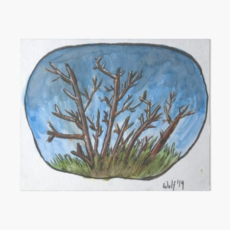 Inktober 2019 #8: Frail Art Board Print