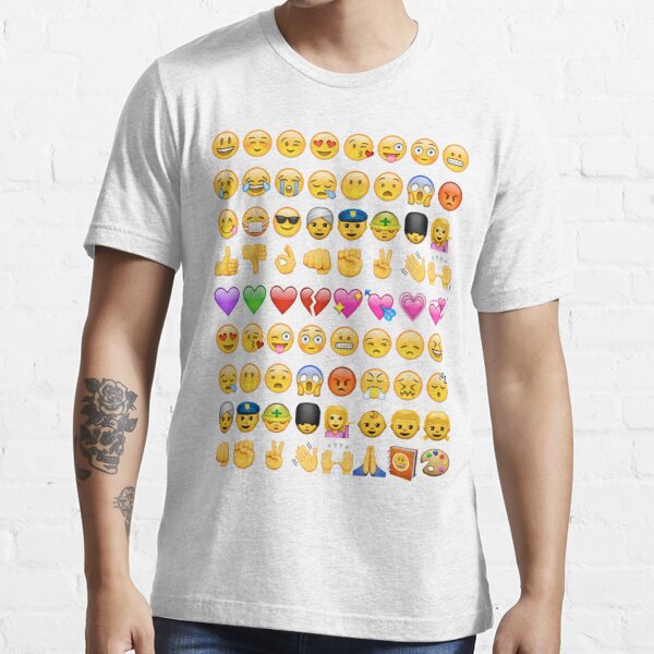 emoji print t shirt