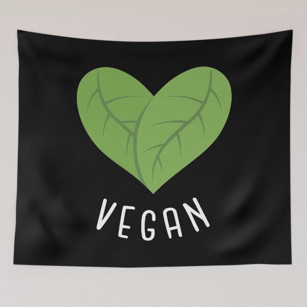 Item preview, Vegan leaf heart. designed and sold by emphatic.