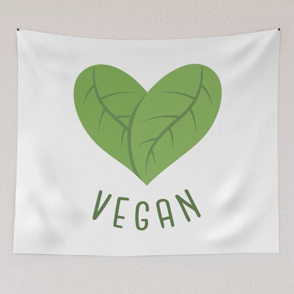 Item preview, Vegan leaf heart. designed and sold by emphatic.