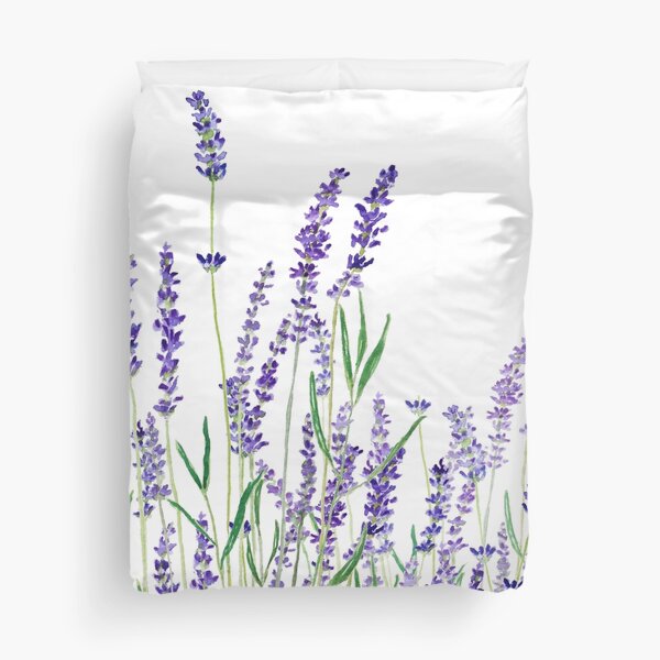 purple lavender  Duvet Cover