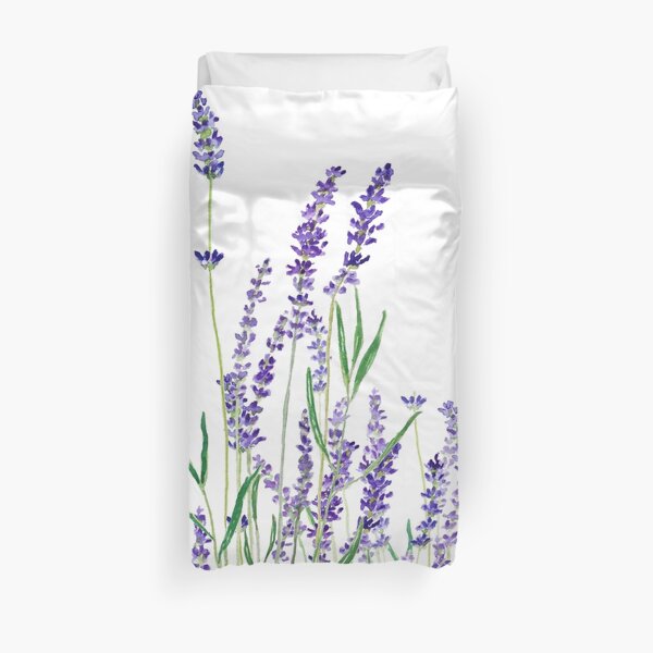 purple lavender Duvet Cover