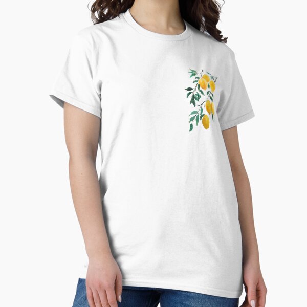 Item preview, hand painted yellow lemon watercolor  designed and sold by ColorandColor.