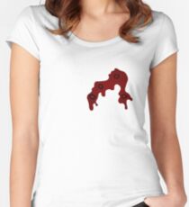 Shot through the heart Women's Fitted Scoop T-Shirt