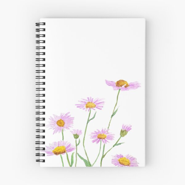 Item preview, hand painted little purple daisy watercolor  designed and sold by SelenePaintings .