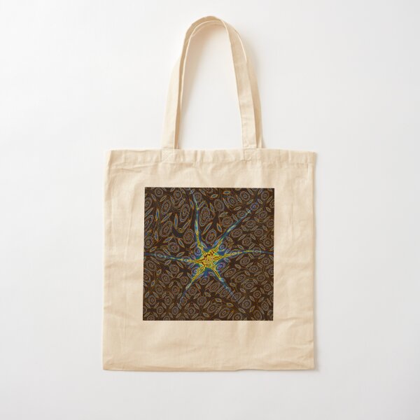 Iridescent Stars 4 Cotton Tote Bag