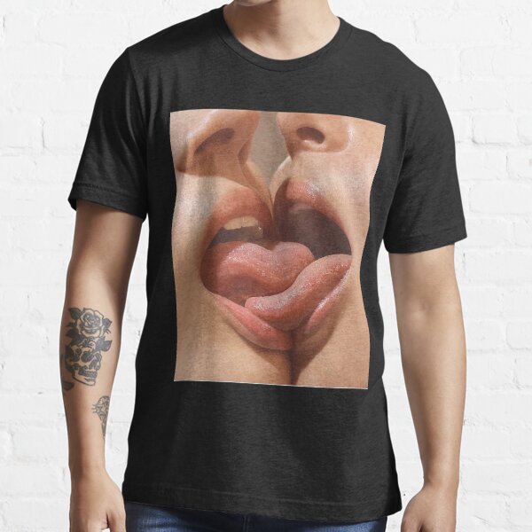 Lesbian Kiss Foreplay T Shirt By Weirdandbizarre Redbubble
