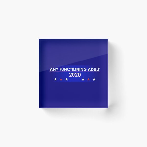 Item preview, Any Functioning Adult 2020 Sticker - Elections Anyone But Trump Merch designed and sold by Halla-Merch.
