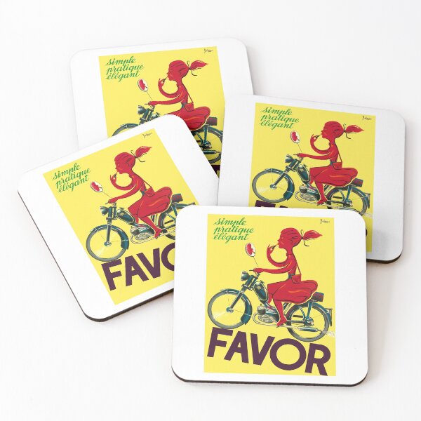 Item preview, France 1937 Favor Motorcycles Advertising Poster designed and sold by retrographics.