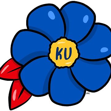 Artwork thumbnail, University of Kansas Flower by SoybeanTomato
