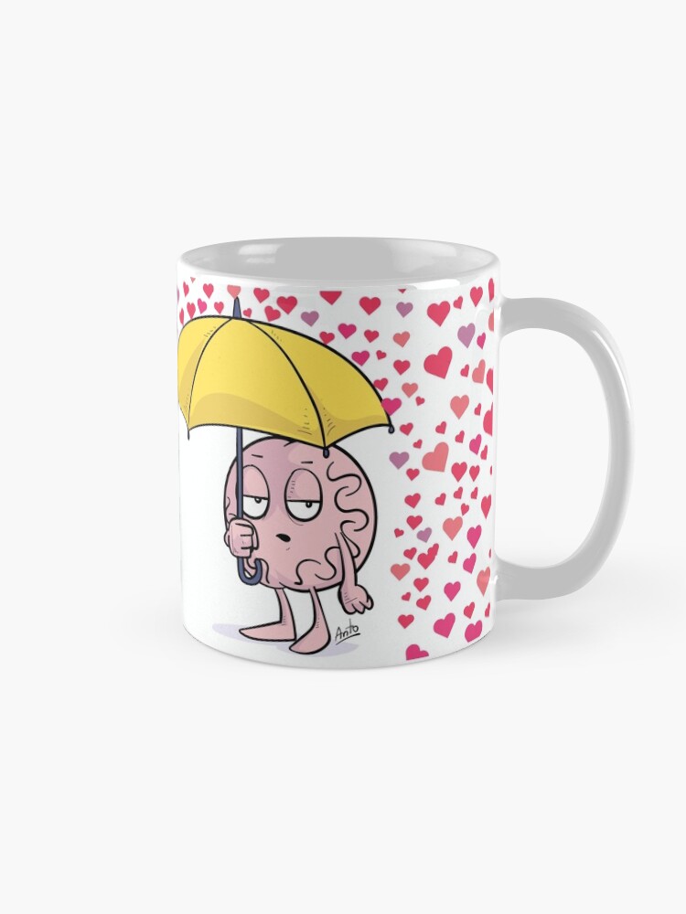 Vista alternativa de Taza Lluvia de corazones - Breny