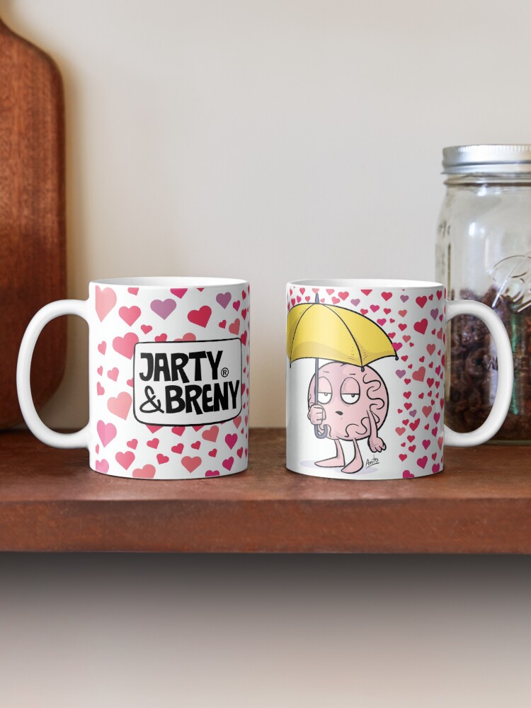 Vista alternativa de Taza Lluvia de corazones - Breny