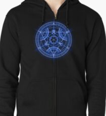 Human Transmutation Circle Zipped Hoodie