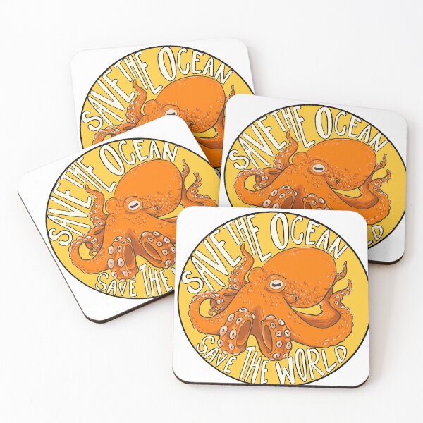 Item preview, Save the Ocean Save the World - Octopus designed and sold by Meg Mindlin.