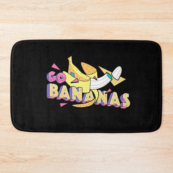 Item preview, Motivational Inspirational and Positive quote - Go bananas typography text art by Word Fandom - wordfandom designed and sold by Kerry Pritchard.