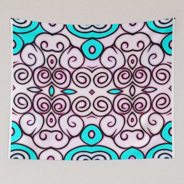 Item preview, Pretty PinK & Aqua Green ~ Jennifer's Art Design designed and sold by jenstar77.