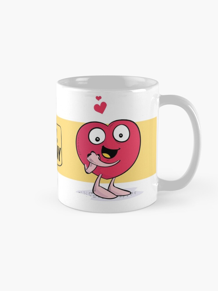 Vista alternativa de Taza Jarty&Breny - Amarillo