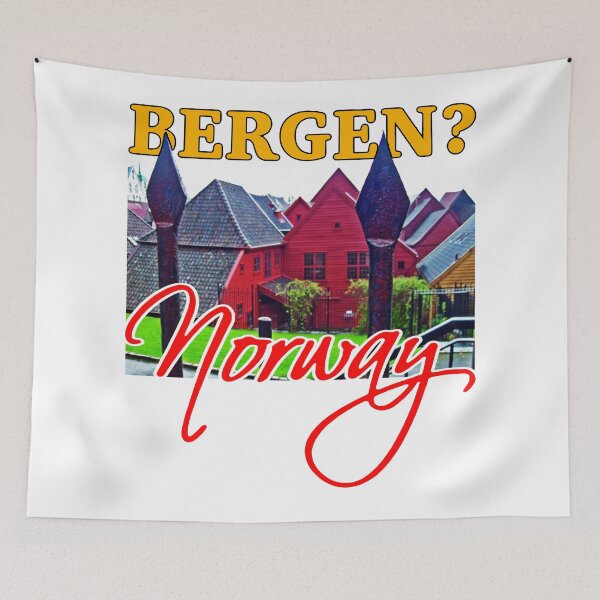 Item preview, Bryggen; Bergen; Norway; designed and sold by StickerApe.