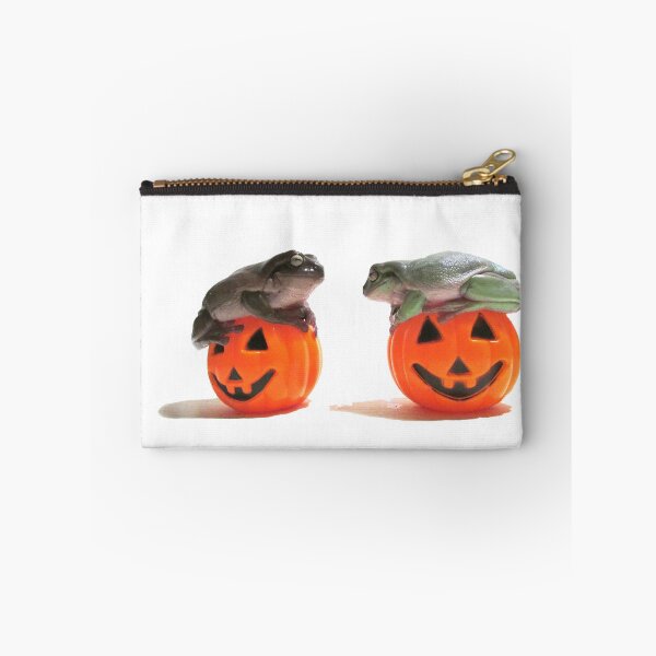 Item preview, frogs on pumpkin baskets! designed and sold by whitestreefrogs.