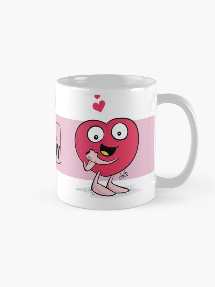 Vista alternativa de Taza Copia de Jarty&Breny - rosa