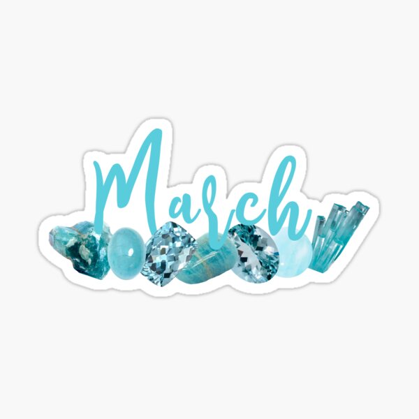 Item preview, March Aquamarine  designed and sold by rodentgorl.