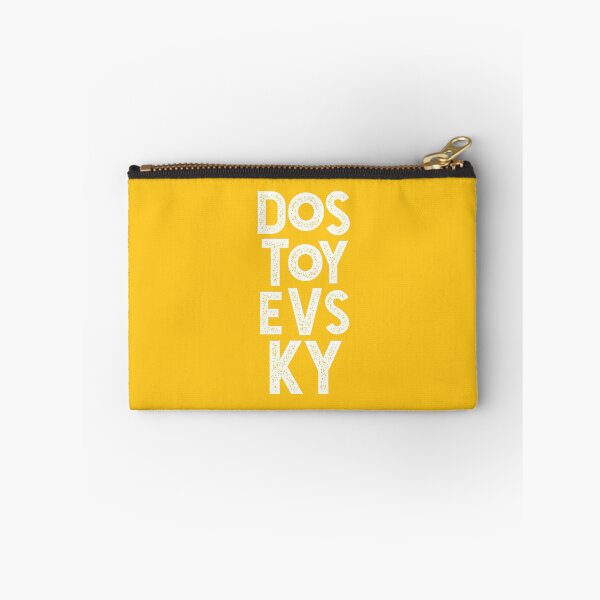 Item preview, Dostoevsky Typography. Russian Literature Lettering. White Retro Distressed designed and sold by kierkegaard.