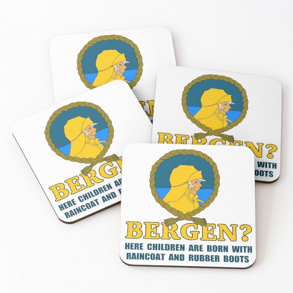 Item preview, Children born with raincoat; Bergen; Norway; designed and sold by StickerApe.