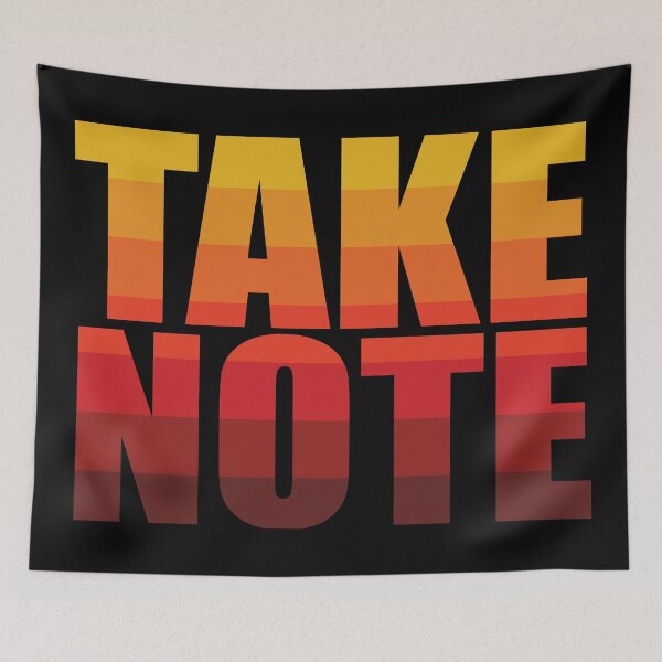 Item preview, Take Note Orange  designed and sold by randilynn18.